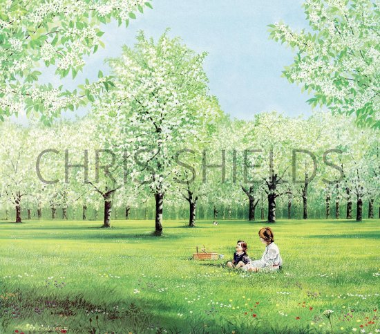 Illustration of Pear Orchard Picnic (#3000)