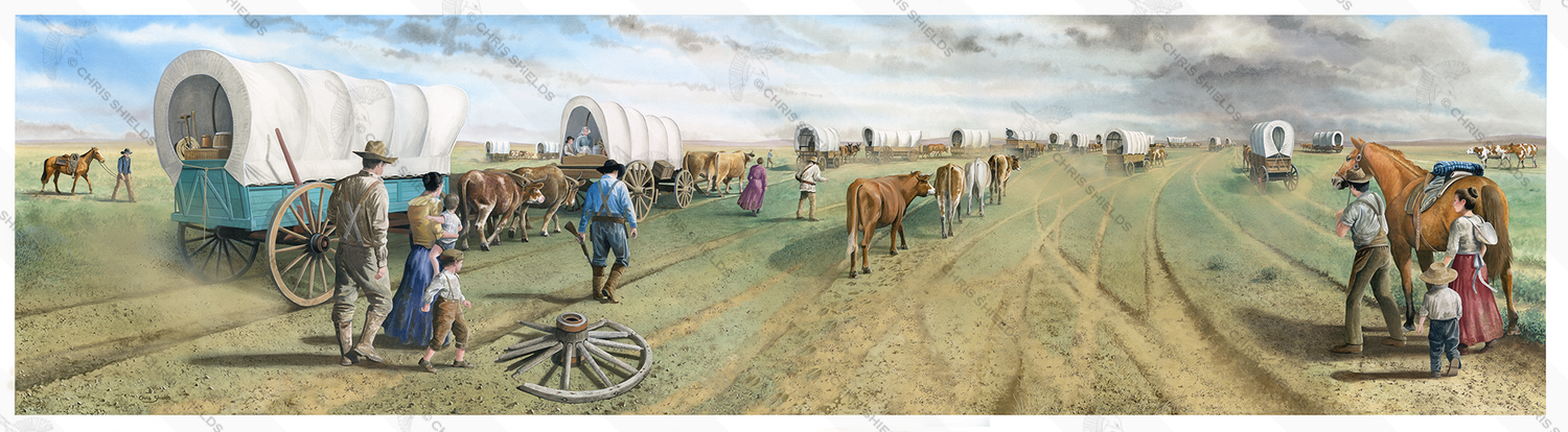 Illustration of Oregon Trail (#4165)