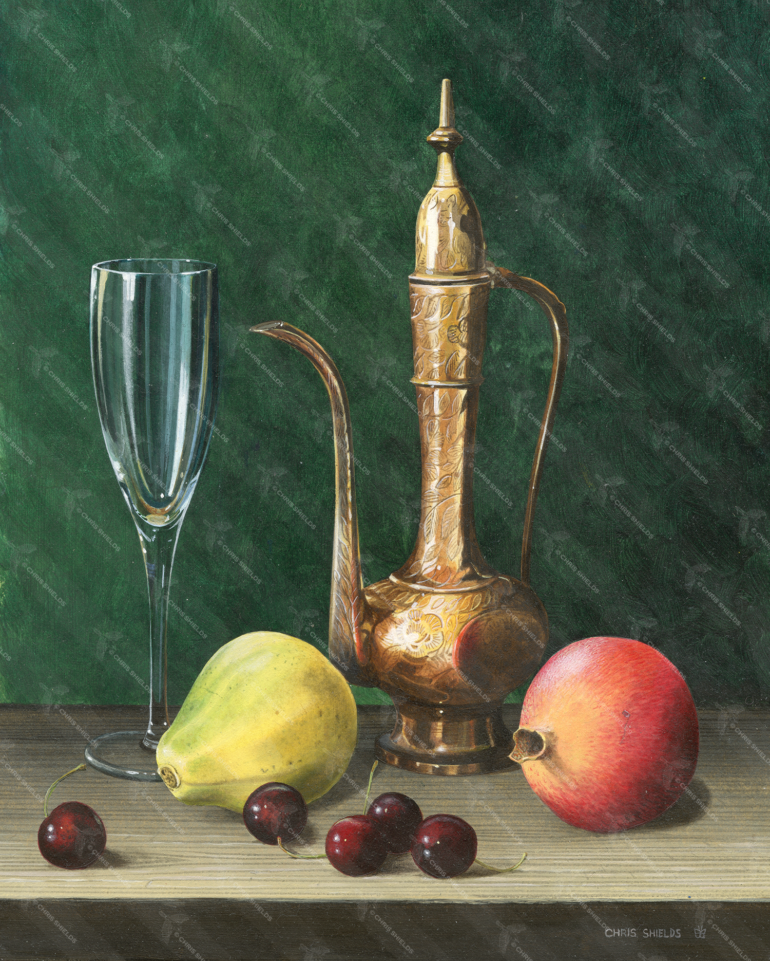 Illustration of Still Life - Coffee Pot (#0520)