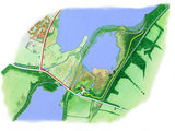 Illustration of RSPB Lochwinnoch Reserve Map (#4764)