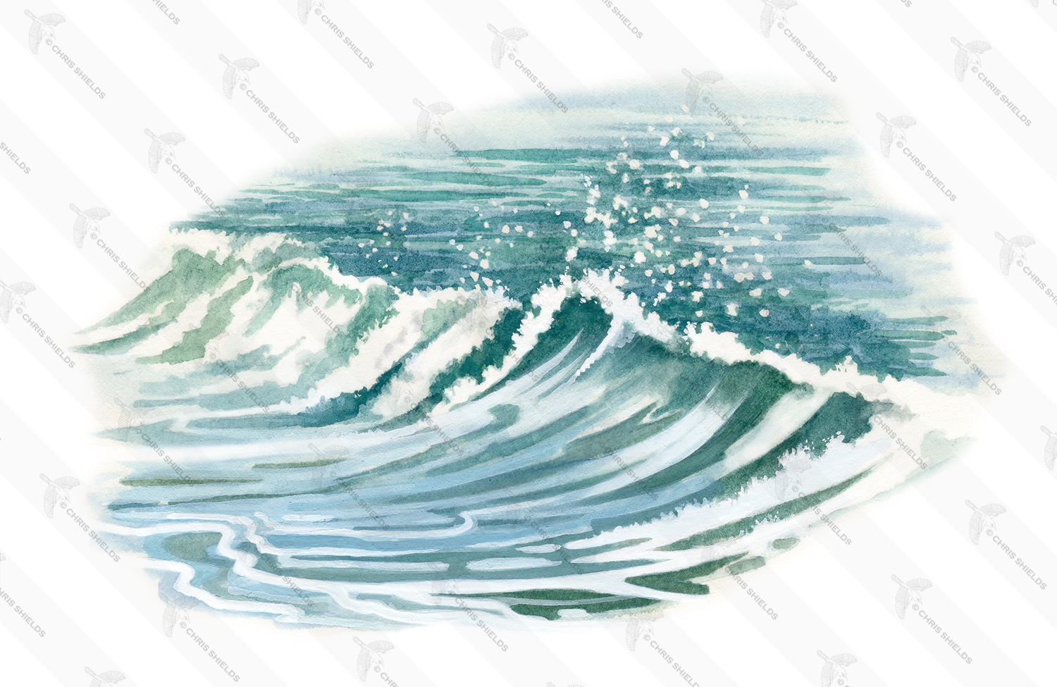 Illustration of Wave (Small Splashing) (#4778)