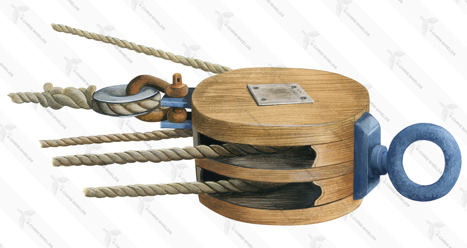 Illustration of Wooden Block (#4759)